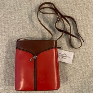 NWT Solo Perche Italian Leather Handbag